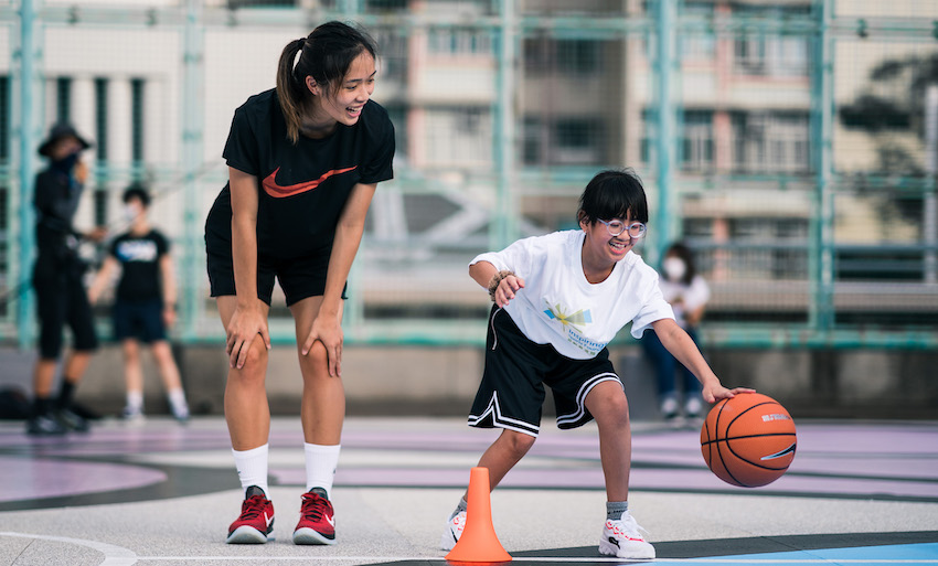 Nike opens basketball courts made from recycled runners in Hong Kong