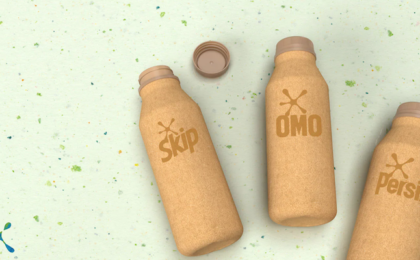 paper-based laundry detergent bottle