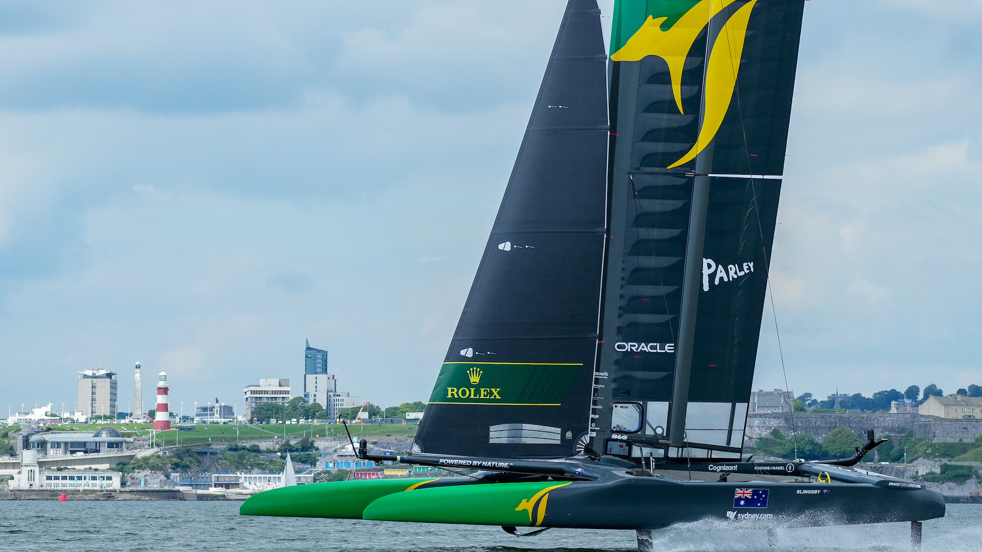 SailGP Team Australia partners with purposeled Parley For the Oceans