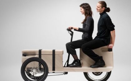 Austrian design studio create electric tricycles from recycled plastic