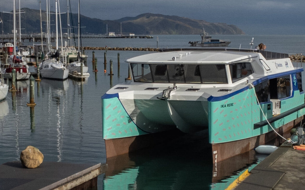 Southern Hemisphere's first all-electric passenger ferry begins sea trials