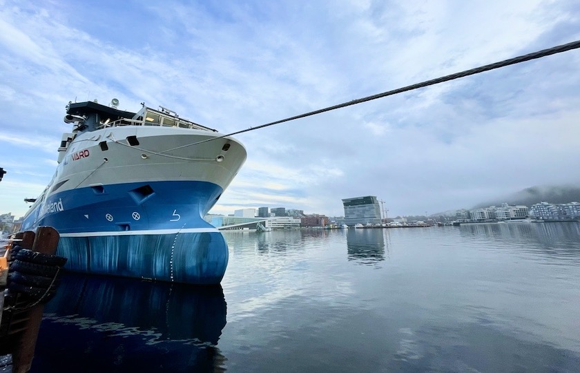 The world's first electric-powered container ship, Yara Birkeland, begins sea trials