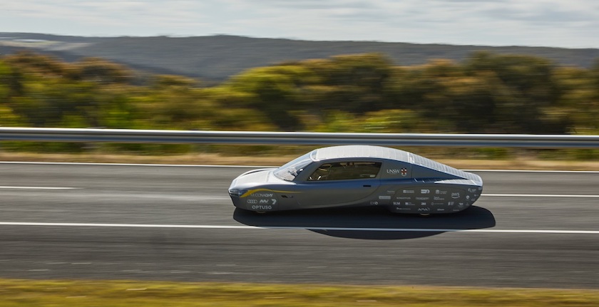 Sydney solar-powered EV sets 'amazing' 1000km world record on a single charge
