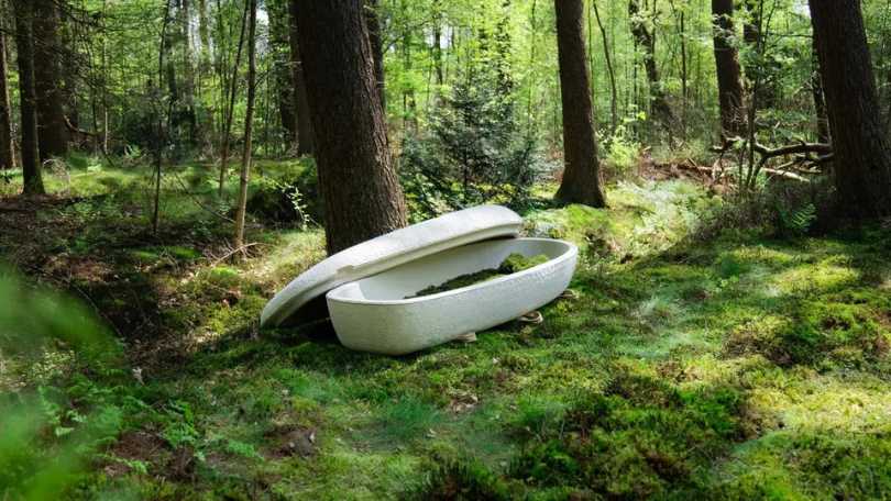 Loop Biotech’s mushroom coffin gives life after death
