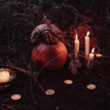 Pumkin-with-candles